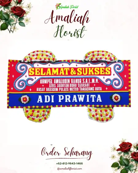 Papan Bunga Ucapan Selamat Kotagede